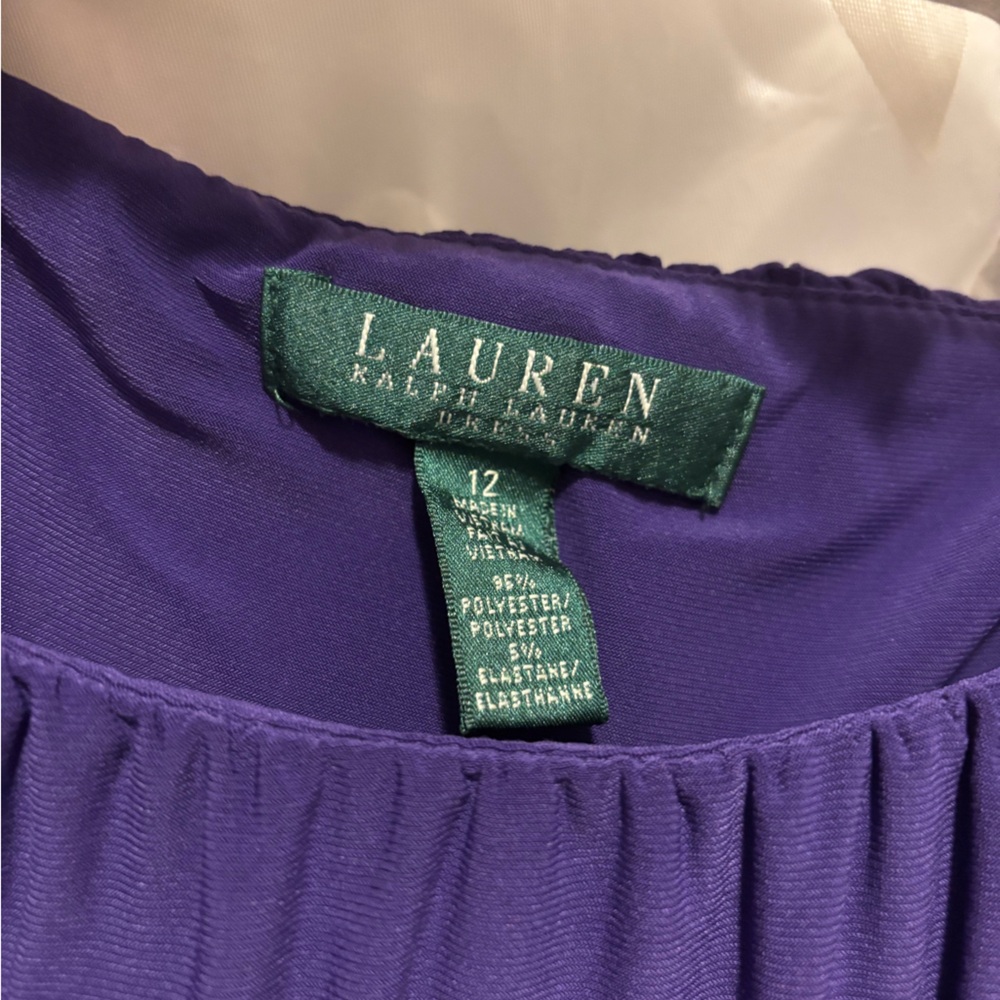 Lauren Ralph Lauren Purple Midi Dress - Picture 6 of 7